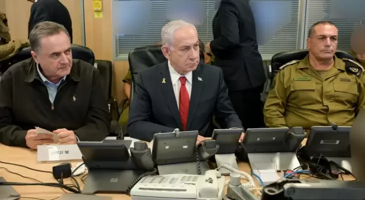 نتنياهو وكاتس وزامير