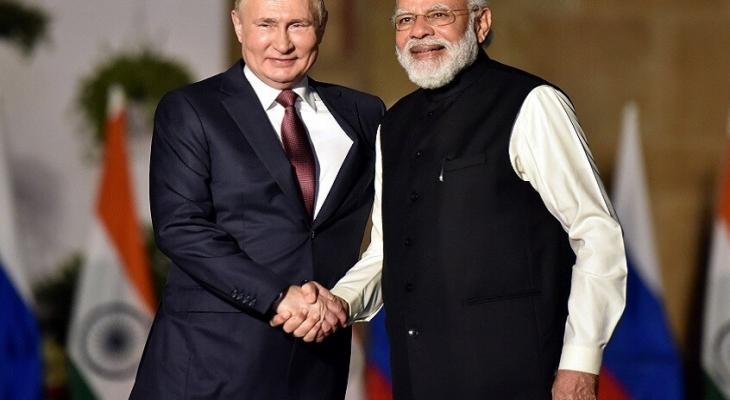 بوتين في الهند