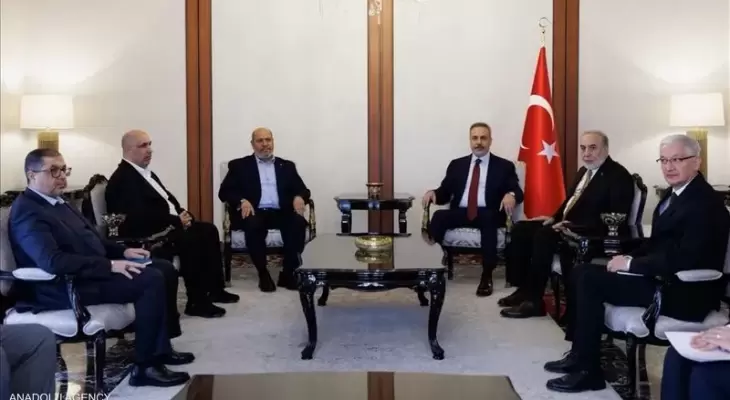 وزير خارجية تركيا يبحث مع "حماس" المرحلة الثانية من خطة غزة