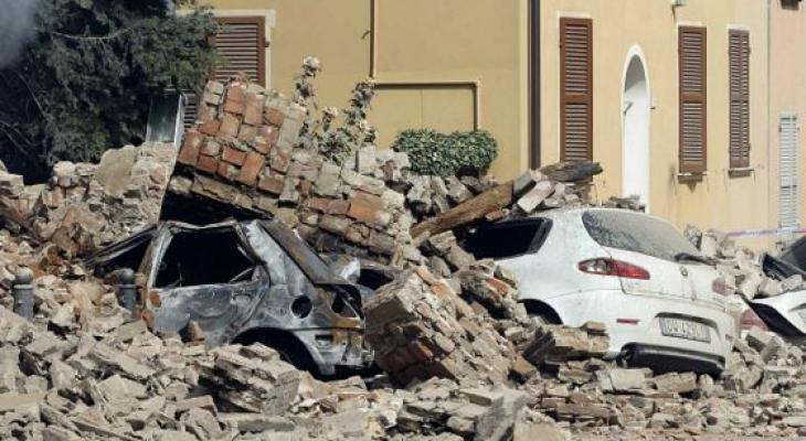مصرع أكثر من 70 ايطاليا في هزة أرضية ضربت البلاد