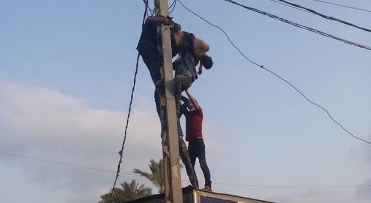 كهرباء غزة تحذر من خطورة العبث والتعدي على الشبكة