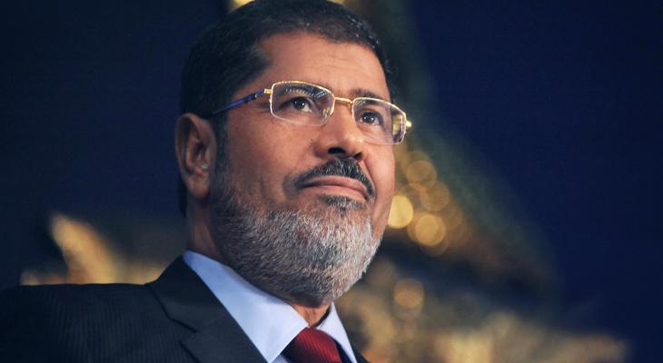 الرئيس المصري الأسبق محمد مرسي .