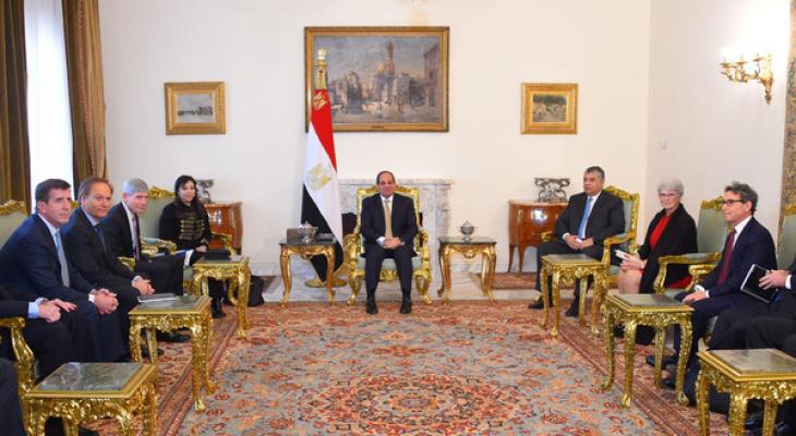 السيسي نحرص على التعاون وتعزيز العلاقات مع إدارة ترمب