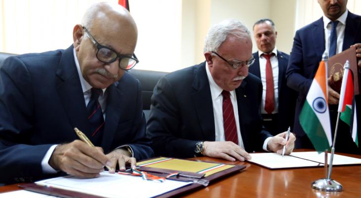 المالكي يوقع اتفاقية عمل مشتركة مع نظيره الهندي