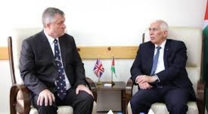 حميد يضع القنصل البريطاني في ضوء الانتهاكات الإسرائيلية