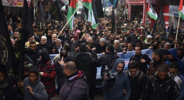 مظاهرات ومسيرات بالضفة وغزة رفضًا لقرار ترمب بشأن القدس2.jpg