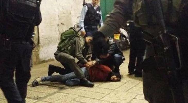 اعتقال4 مقدسيين بتهمة الاعتداء على حراس المستوطنين