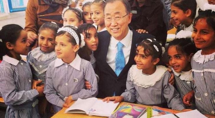 unrwa ban ki moon