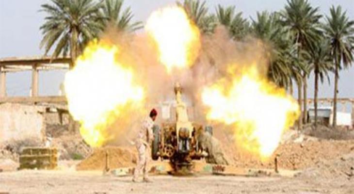 الجيش العراقي يقصف مواقع داعش