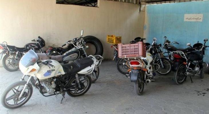 ضبط دراجات نارية