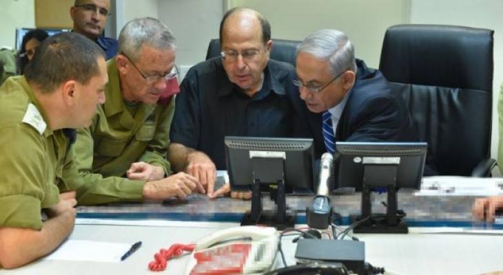 صحيفة عبرية تكشف عن خلافات حادة بـ"الكابنيت" ستدفع لعملية عسكرية ضد غزة