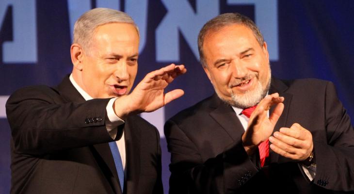 Head-of-the-Likud-party-ans-Israels-Prime-Minister-Benjamin-Netanyahu-and-leader-of-the-Israel-Beiteinu-party-Avigdor-Liberman