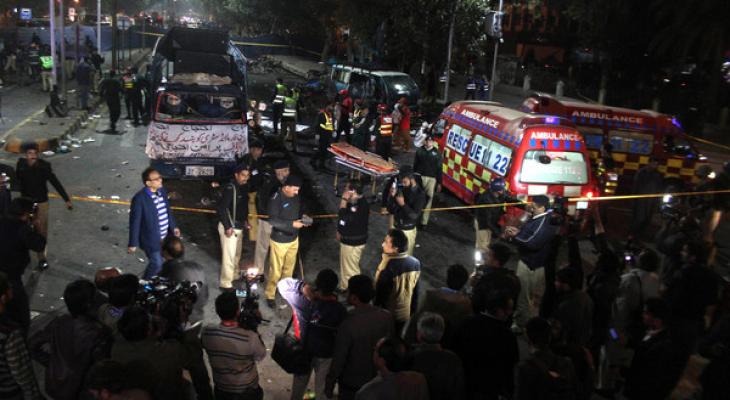 قتلى وجرحى في انفجار هزّ مدينة لاهور الباكستانية