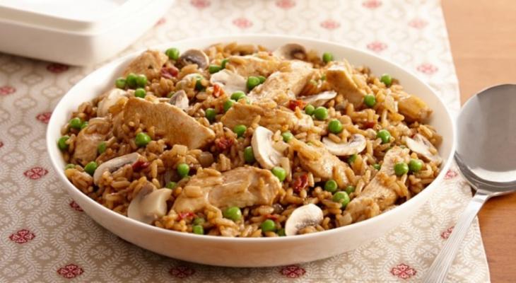 Recipe-Chicken_Rice_Skillet_Mushrooms_Peas-1007x5451-980x498