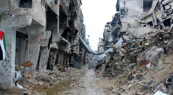 وقوع ضحايا في صفوف المدنيين جراء القصف المدفعي لمخيم اليرموك.jpg