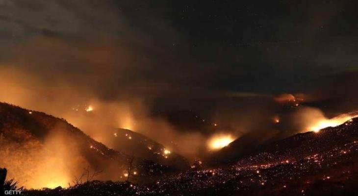 اندلاع 39 حريقا في أنحاء الولايات المتحدة وكاليفورنيا الأسوأ