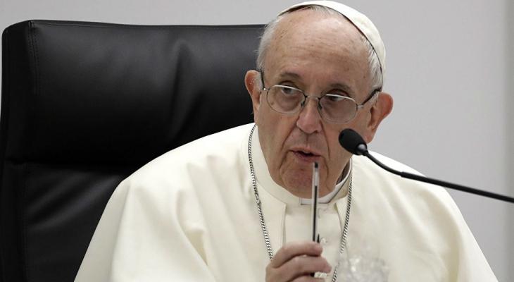 بابا الفاتيكان يعبر عن قلقه إزاء التوتر بين الفلسطينيين و"الإسرائيليين"