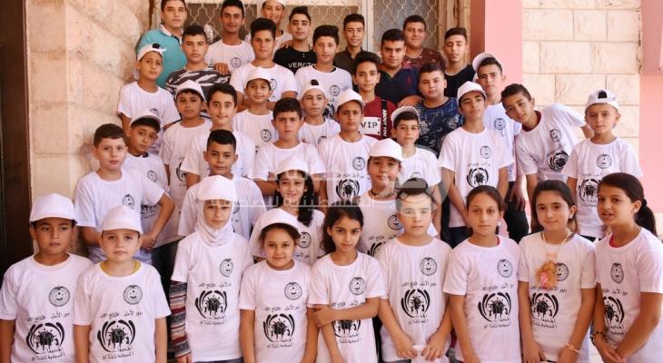 بالصور: محافظة سلفيت تُطلع مخيمات المحافظة بمشاركة 100 طفل