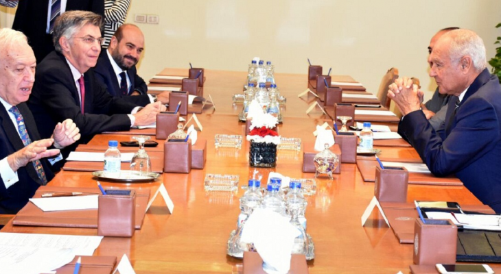 أبو الغيط يبحث مع وزي خارجية إسبانيا آخر المستجدات العربية