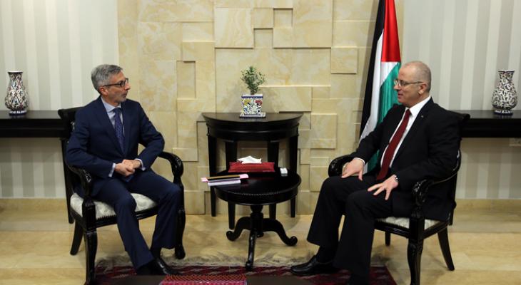 الحمد الله يبحث مع القنصل الفرنسي تعزيز التعاون المشترك بين البلدين