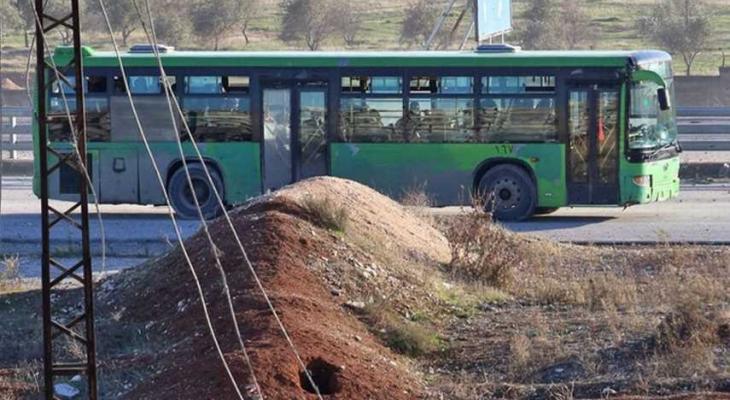 بث مباشر: بدء إجلاء المسلحين وعائلاتهم في شرق حلب