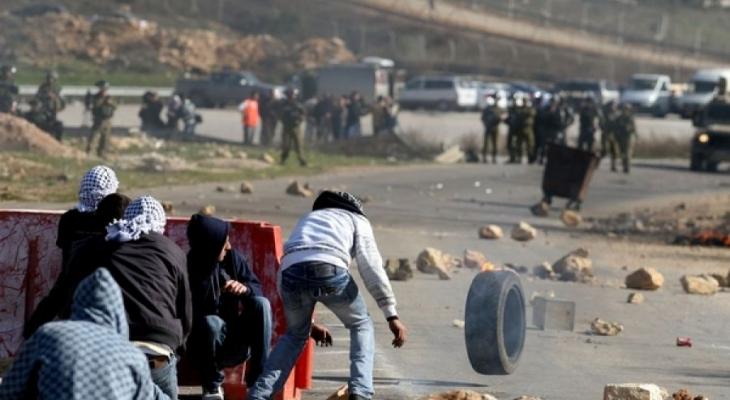 مواجهات مع الاحتلال في حي عين اللوزة جنوب الأقصى