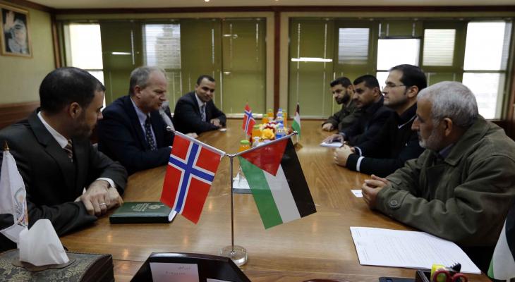 وصول السفير النرويجي لغزة لمتابعة تنفيذ مشاريع الـ"undp"