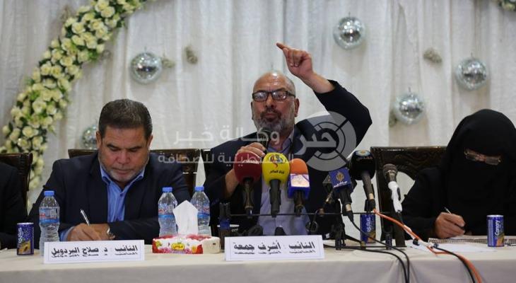 بالصور: جمعة والبردويل يؤكدان على ضرورة وقف العقوبات عن غزة وتطبيق اتفاق المصالحة