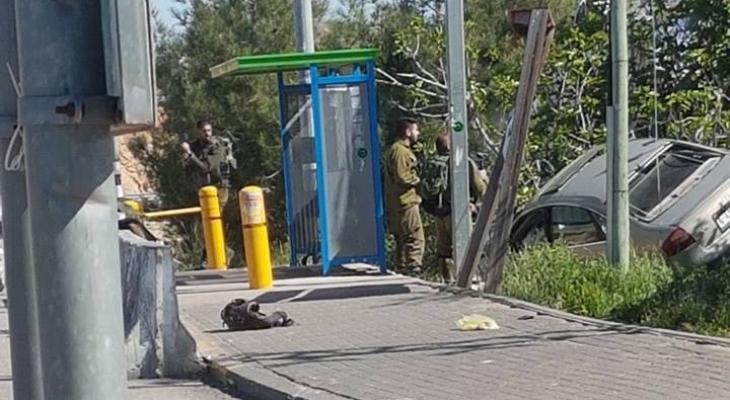 مقتل جندي إسرائيلي بعملية دهس قرب رام الله واستشهاد واعتقال المنفذ
