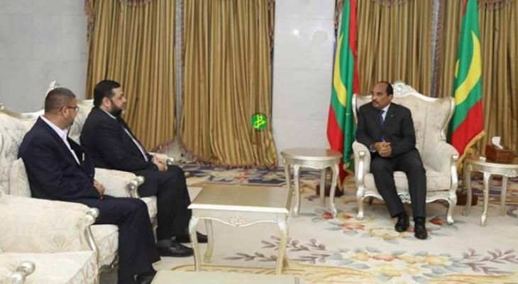 هذا ما بحثه وفد "حماس" مع الرئيس الموريتاني 