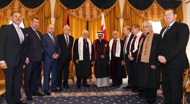 بحضور الرئيس..القدس المفتوحة تمنح رئيس الوزراء البحريني الدكتوراه الفخرية