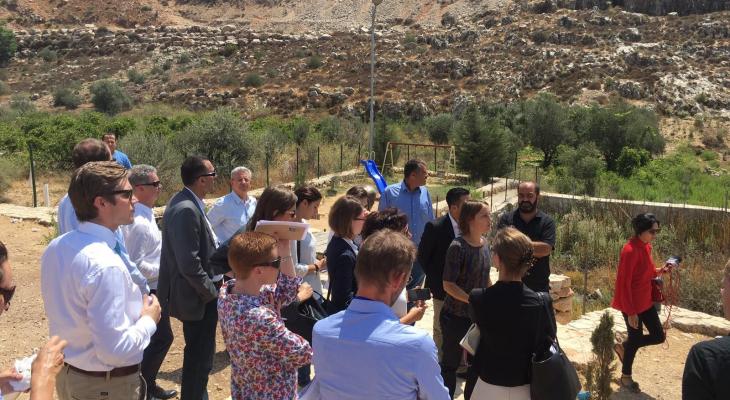 جولة ميدانية للدبلوماسيين الدوليين في قرى بيت لحم