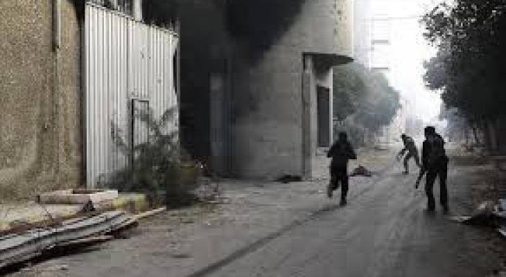اشتباكات بين قوات النظام والمعارضة بريفي دمشق وحماة.jpg