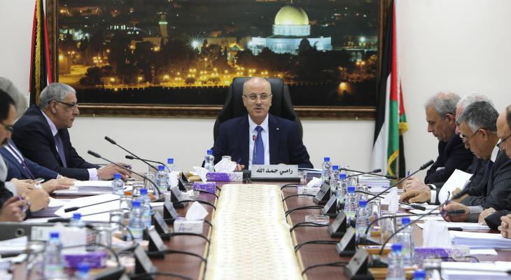 أبرز ما جاء في الجلسة الأسبوعية لمجلس الوزراء الفلسطيني