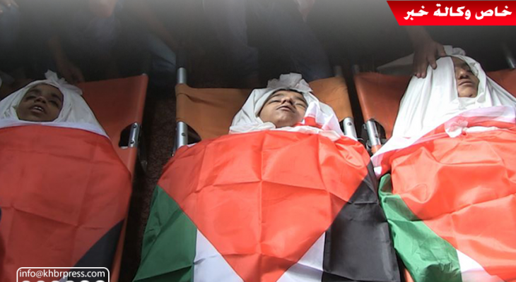 بالفيديو: غزّة تودّع 3 أطفال ارتقوا بقصف إسرائيلي وس القطاع