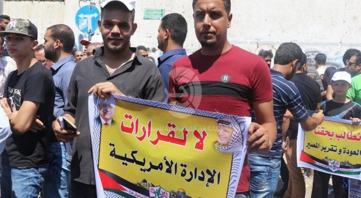 موظفو "أونروا" يشرعون بإضرابٍ مفتوح عن الطعام داخل مقر الوكالة في غزة