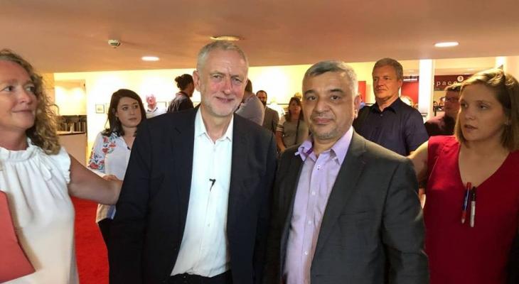 تجمع الأطباء الفلسطينين يلتقي رئيس حزب العمال البريطاني 