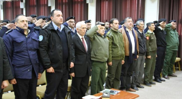 الحمد الله يشيد بجهود أفراد وضباط المؤسسة الأمنية 