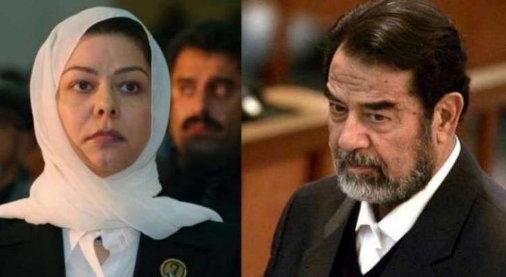 قناة "العربية" تكشف صوراً جديدة لابنة الراحل صدام حسين مع الدتها