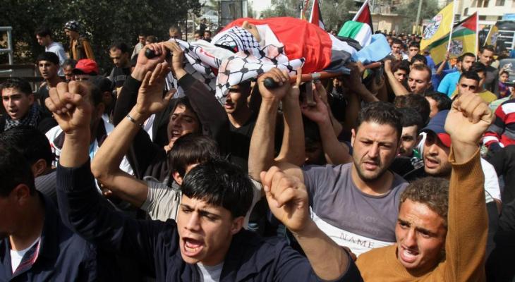 آلاف المواطنين يشيعون جثمان الشهيد أحمد أبو عبيد في جنين