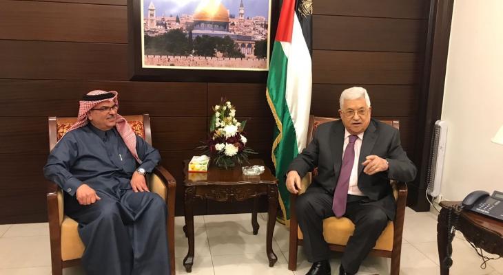 هذا ما بحثه السفيرالعمادي مع الرئيس عباس
