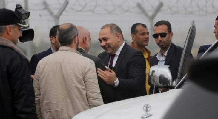 الوفد الامني المصري بغزة.jpg