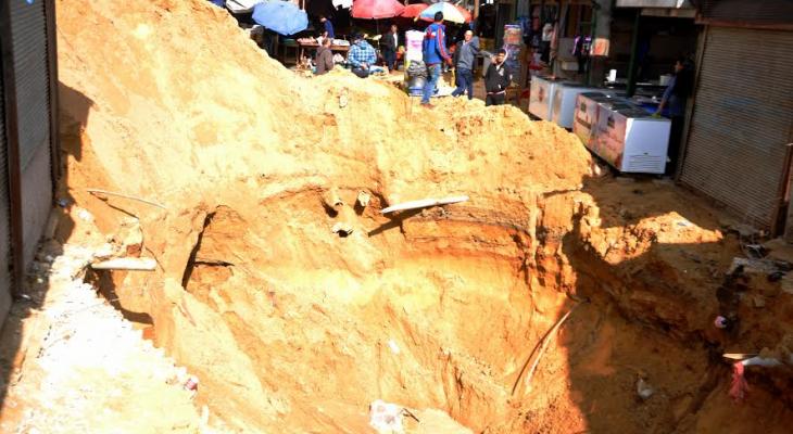البدء في المرحلة الأولى من تطوير سوق مخيم جباليا