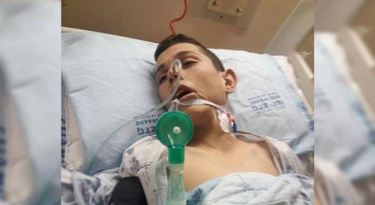 الأسير الفتى التميمي يرقد بالمستشفى بحالة خطيرة