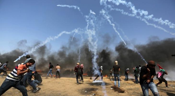 الاحتلال يعتقل 6 شبان من مواجهات شرق غزة