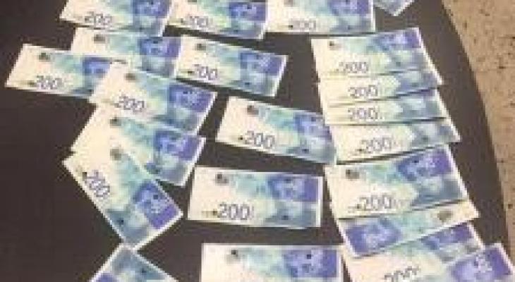 ضبط نقود مزورة من فئة 200 شيقل في قلقيلية
