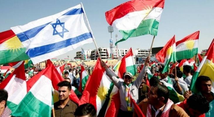 رفع الأعلام الإسرائيلية خلال تجمع ضخم لأكراد العراق في أربيل.jpg