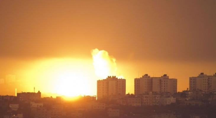 طائرات الاحتلال الحربية تشن سلسلة غارات على أهداف بقطاع غزّة