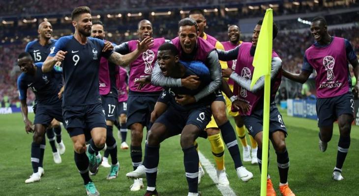بالصور: فرنسا تفوز على كرواتيا وتحصد لقب كأس العالم 2018