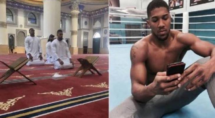 بطل العالم بالملاكمة يتلقى وابلا من الانتقادات بسبب صورته داخل مسجد بدبي